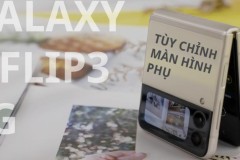 Chi tiết cách sử dụng màn hình bên ngoài của Galaxy Z Flip3 5G: Bạn làm được những gì với màn hình phụ độc đáo này?