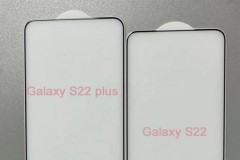 Mặt kính bảo vệ Galaxy S22 và Galaxy S22 Plus lộ diện với màn hình không viền