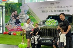 Gia đình Ốc Thanh Vân đón thành viên mới là chiếc Jeep Wrangler Sahara 3,6 tỷ đồng