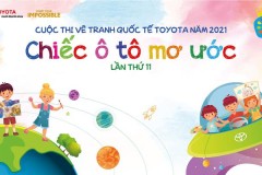 Khởi động Cuộc thi vẽ tranh Quốc tế Toyota “Chiếc ô tô mơ ước” năm 2021