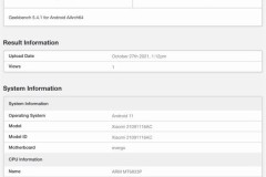 POCO M4 Pro 5G lộ điểm hiệu năng trên Geekbench, với chip MediaTek