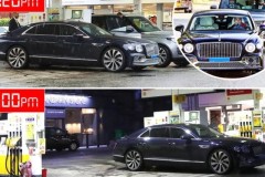 Tài xế của Cristiano Ronaldo phải đợi gần 7 tiếng đồng hồ để đổ xăng cho chiếc Bentley Flying Spur