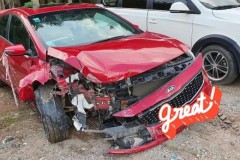 Ngân hàng gây sốc khi phát mại Kia Cerato 2018 nát tan tành với giá 338 triệu đồng