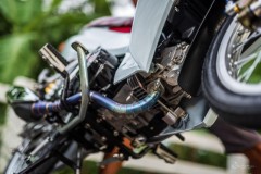 Wave 125 nét đẹp trắng đỏ làm mê mẫn người xem