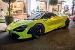 Cận cảnh chiếc McLaren 720S đầu tiên về Việt Nam với màu xanh bắt mắt