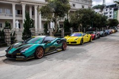 Chiêng ngưỡng đoàn siêu xe đắt đỏ tại Đà Lạt