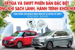 Ertiga và Swift phiên bản đặc biệt - không khí sạch lành, hành trình khỏe mạnh