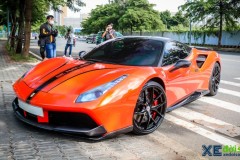 Ferrari 488 GTB tại Sài Gòn cá tính hơn với gói bodykit từ Novitec