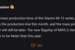 Flagship Xiaomi 12 sẽ bước vào giai đoạn sản xuất trong tháng 11 này