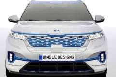 Lộ diện Kia Seltos phiên bản chạy điện sắp ra mắt