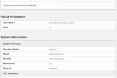 OPPO A55s lộ điểm hiệu năng trên Geekbench với chip Snapdragon 5G