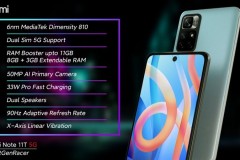 Redmi Note 11T 5G ra mắt: Chip Dimensity, pin 5.000mAh, giá bình dân