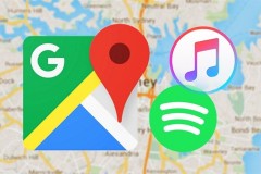 Cách nghe nhạc Spotify, Apple Music, YouTube Music trên Google Maps