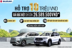 Suzuki Việt Nam trợ giá 10 triệu đồng gói phụ kiện giới hạn cho khách mua XL7, Ertiga Sport