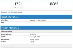 Bất ngờ Samsung Galaxy Tab A8 2021 xuất hiện cùng điểm số hiệu năng và xác nhận “bộ não”