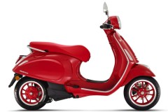 Chung tay chống đại dịch AIDS và COVID-19, xe điện Vespa Elettrica có bản đặc biệt (RED)
