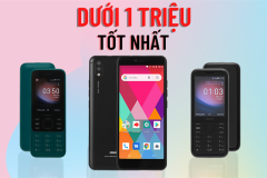 TOP 5 điện thoại giá rẻ dưới 1 triệu đáng mua nhất, có cả smartphone