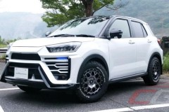 Toyota Raize với bộ bodykit cho ngoại hình lên đời thành Lamborghini Urus