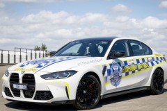 BMW M3 Competition được dùng làm xe tuần tra