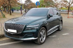 Chi tiết về Genesis GV80 màu xanh lục xuất hiện tại Hà Nội