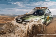 Ford Ranger thế hệ mới đã ra mắt, Volkswagen mới yên tâm tiếp tục “nhá hàng” bán tải Amarok với nội ngoại thất “chiến“