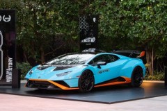 Lamborghini Huracan STO được trưng bày tại Bảo tàng Nghệ thuật Đương đại Miami