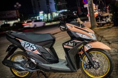 Mio 125 biến hóa thân xác Carbon đầy chất chơi