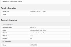 Motorola Edge 30 Pro lộ điểm hiệu năng, cạnh tranh Xiaomi 12 Pro