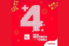 Mừng xuân Nhâm Dần, Viettel Telecom tri ân khách hàng tới 4 tháng cước