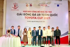Khởi động giải bóng đá U9 toàn quốc Toyota Cup 2021