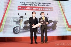 Honda Benly e: dùng làm xe giao hàng cho Bưu điện Việt Nam
