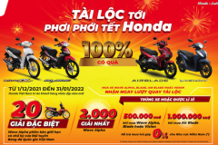 Sắp hết 2021, Honda Việt Nam tiếp tục truyền thống tri ân khách hàng cuối năm bằng khuyến mại cho 4 dòng xe