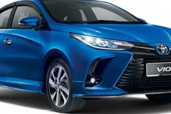 Toyota Vios 2022 được bổ sung thêm màu sơn ngoại thất xanh dương mới