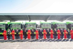 Xe buýt điện VinBus chính thức tham gia mạng lưới vận tải công cộng Hà Nội