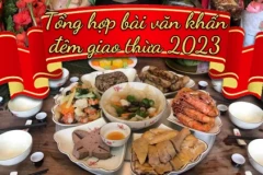 Tổng hợp bài văn khấn đêm giao thừa chuẩn nhất 2023