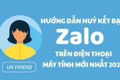 Hướng dẫn huỷ kết bạn Zalo trên điện thoại, máy tính mới nhất 2023