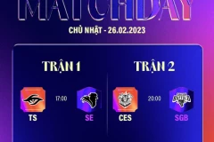 Liên Minh Huyền Thoại: TS vs SE (BO3) | CES vs SGB (BO3) | VCS 2023 Hừng Đông - Tuần 1 | 26.02.2023