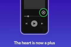 Spotify khai tử nút trái tim để thay thế bằng dấu 'cộng'