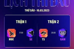 Liên Minh Huyền Thoại: MBE vs SE, TS vs GAM LỊCH THI ĐẤU NGÀY 2 TUẦN 3 VCS 2023 HỪNG ĐÔNG