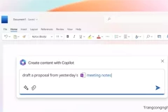Microsoft 365 'Copilot' sử dụng AI để tự động hóa các tác vụ hàng ngày trong nhiều ứng dụng