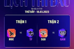 Liên Minh Huyền Thoại: MBE vs TF (BO3) | SGB vs GAM (BO3) | VCS 2023 Hừng Đông - Tuần 4 | 18.03.2023