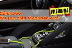 Cảnh Báo: Vừa dùng vừa sạc Smartphone trên ô tô có thể gây nguy hiểm