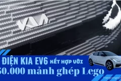 Xe điện Kia EV6 - Kết hợp độc đáo giữa công nghệ xe điện và 350.000 mảnh ghép Lego