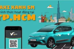 Hệ thống Taxi xanh SM sẽ chính thức hoạt động tại TP.HCM từ cuối tháng 4