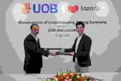 UOB và Lazada trở thành đối tác chiến lược để cùng nhau thúc đẩy hệ sinh thái kỹ thuật số ở Đông Nam Á thông qua các dịch vụ tài chính và thanh toán nâng cao