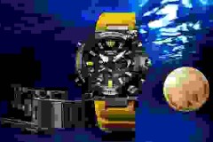 Casio cho ra mắt sản phẩm đồng hồ lặn chống sốc làm bằng kim loại với màu vàng rực rỡ