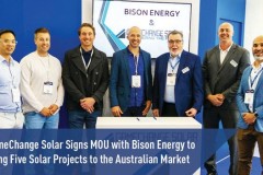 GameChange Solar ký MOU với Bison Energy để đưa năm dự án năng lượng mặt trời tới thị trường Úc