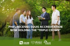 PHBS nhận được chứng nhận EQUIS, hiện đang nắm giữ "Ba danh hiệu chứng nhận"