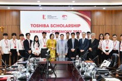 Toshiba thành lập chương trình học bổng với Đại học Bách Khoa Hà Nội