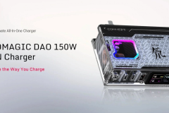 Ra mắt bộ sạc GaN 150W của REDMAGIC: Trang bị màn hình LCD và đèn GB